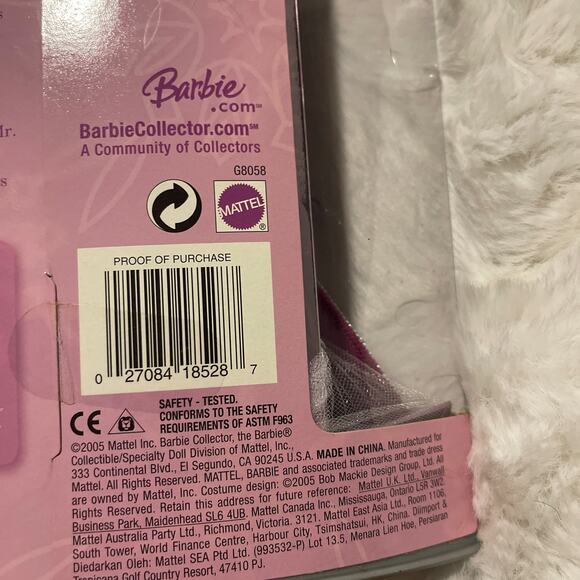 2005 Holiday Barbie Doll by Bob Mackie Barbie Collector NIB New - Picture 5 of 5